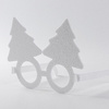 Felt glasses for sublimation - Christmas tree