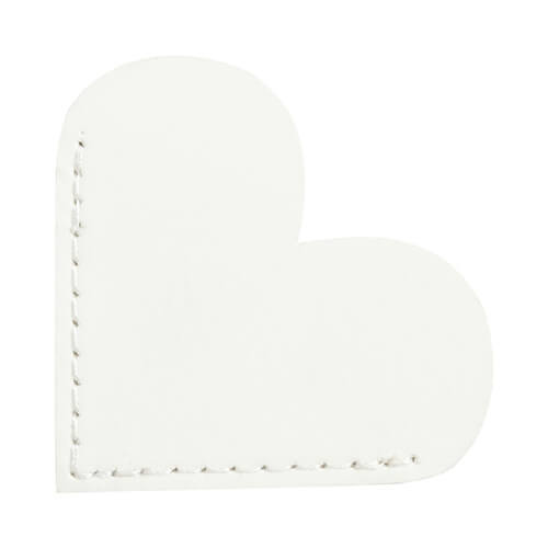 Leather bookmark for sublimation - heart