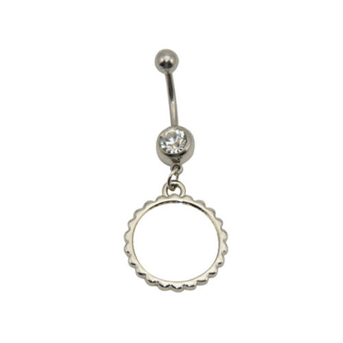 Piercing do pupku - kruh - Sublimácia Termotransfer
