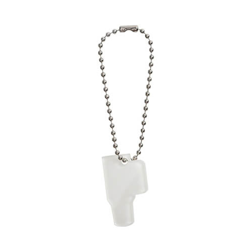 Acrylic mug tag for sublimation - mug on ball chain