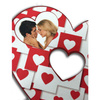 Door décor made of felt for sublimation printing - heart