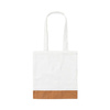 Bolso shopping 32 x 36 cm fabricado en lona y corcho para sublimación