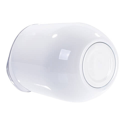 Glögimuki 260 ml sublimaatiota varten - valkoinen, lukittavalla juoma-aukolla varustettuna