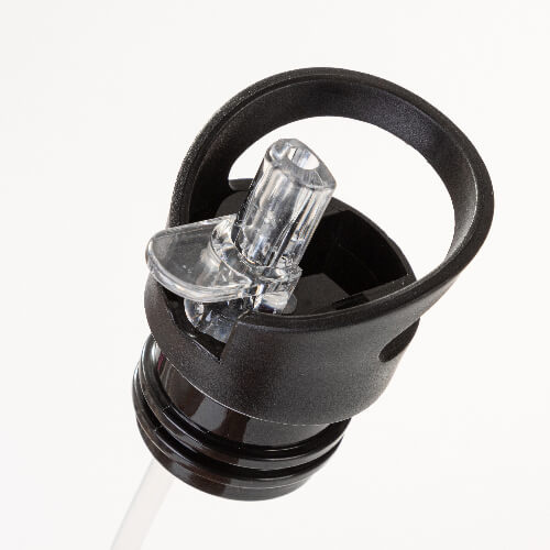 Un bouchon avec un embout buccal et une paille pour les bouteilles d'eau de 600 ml