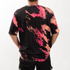 T-Shirt Cotton-Like Bleached Leopard Wild Black for sublimation