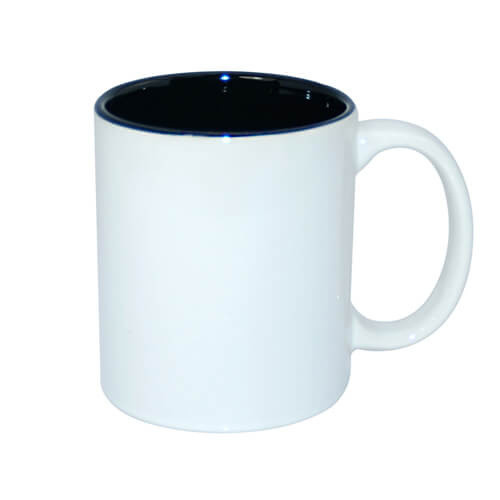 Taza A + 330ml con interior negro Sublimación Térmica Transferencia