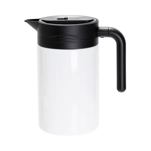 Cafetière thermique en acier inoxydable 1200 ml pour sublimation - blanc