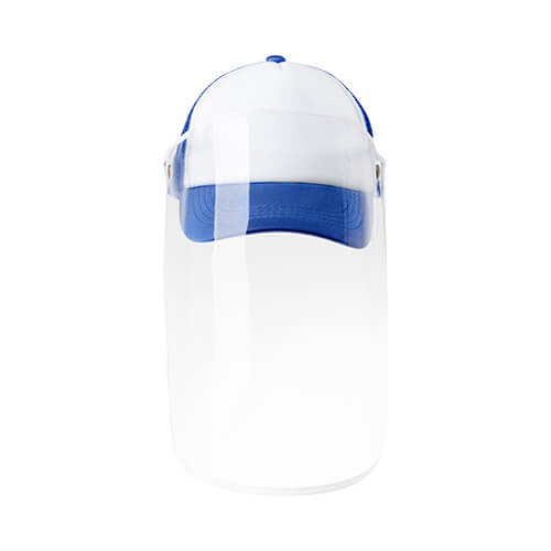 Children's sublimation visor cap - blue