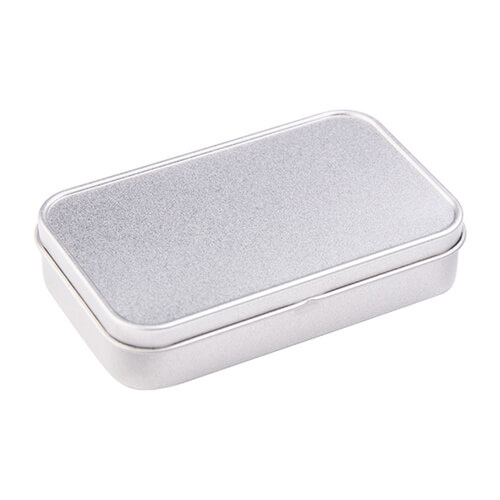 Téglalap alakú fémdoboz kicsi Szublimációs hőátvitel