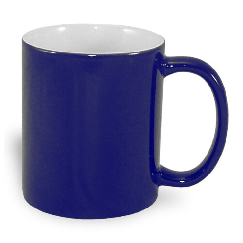 Taza mágica A + 330 ml Navy marino Sublimación Térmica Transfer