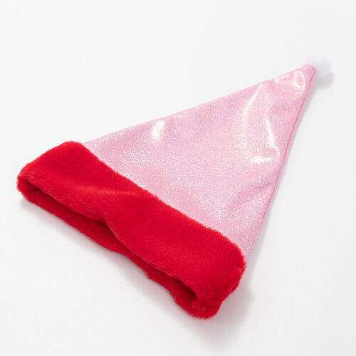 Patricks brokadehat. Julemand til sublimering - pink