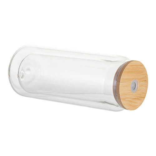 Sklenený hrnček 450 ml s dvojitou stenou na sublimáciu