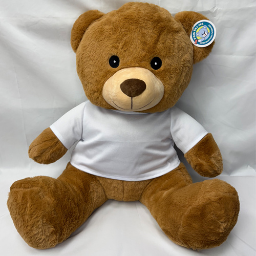 Teddybeer met t-shirt van 50 cm voor sublimatiedruk