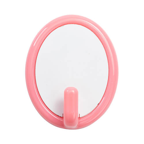 Stor plastbøjle til sublimering - pink oval