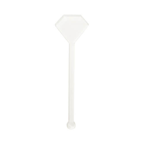 Acryl drankroerder 10 cm voor sublimatie - diamant