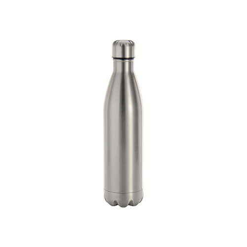 Vattenflaska - 750 ml dryckesflaska för sublimering - silver