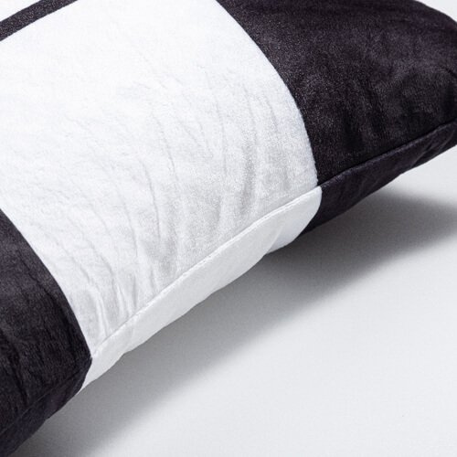 Taie d'oreiller en peluche avec panneaux pour photos pour sublimation - 3 panneaux