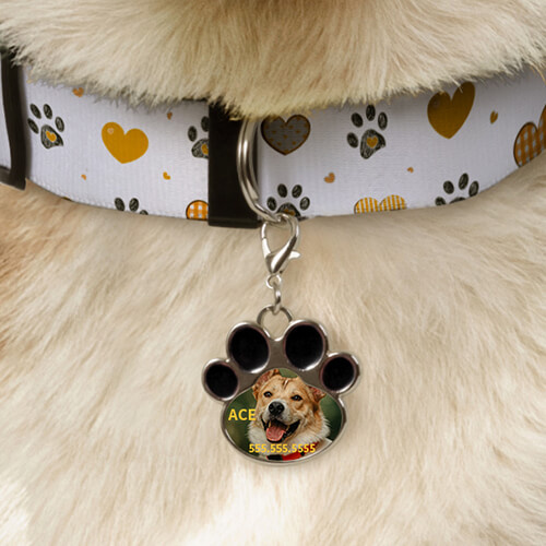 Médaille pour sublimation - patte noire