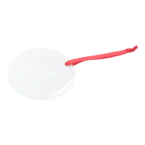 Pendentif sapin de Noël en verre pour sublimation - cercle