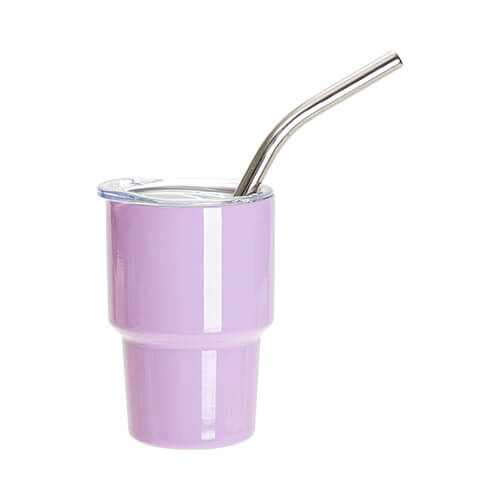 Shotglas i rustfrit stål til sublimering - lilla