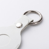 Leather key ring / AirTag case for sublimation - white