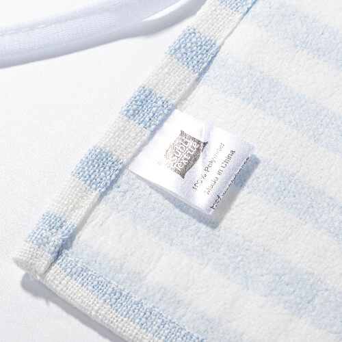 Sublimaatiota varten tarkoitettu pellavapaperi - kerma, jossa on sinisiä raitoja