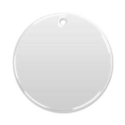 Apvali plytelė 7 cm Sublimacijos terminis perkėlimas