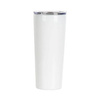 Vaso térmico de Steel inoxidable de 650 ml para sublimación - blanco