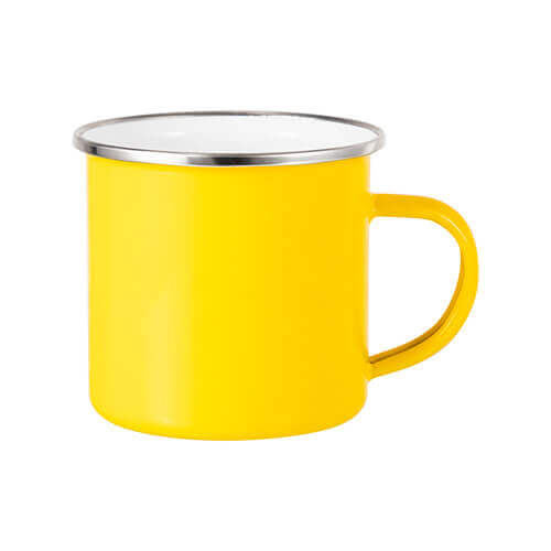Mug 360 ml en métal émaillé pour sublimation - janue