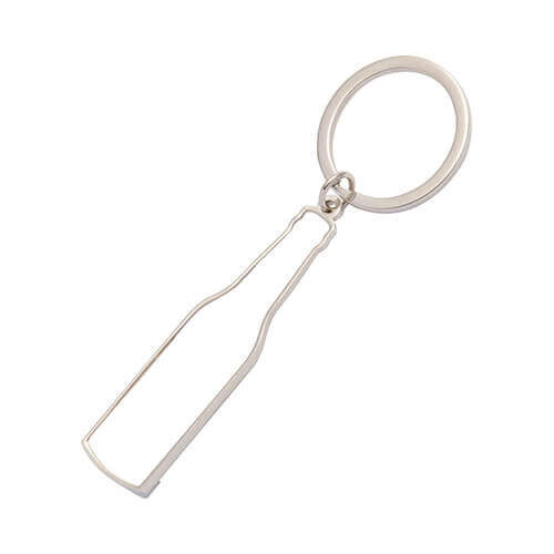 Metal keychain – bottle opener for sublimation printing - bottle