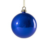 Adorno de plástico brillante para árbol de Navidad ∅ 8 para sublimación - azul marino