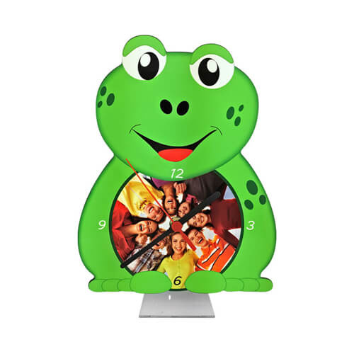 Staande klok gemaakt van MDF - Frog - Sublimation Thermal Transfer