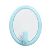 Kleine plastic hanger voor sublimatie - blauw ovaal