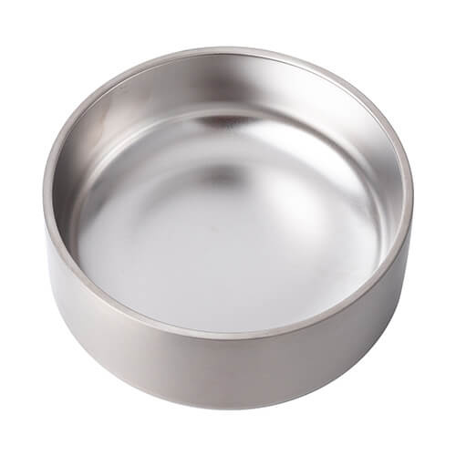 Roestvrijstalen 1250 ml hondenbak voor sublimatie - zilver