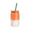 Un verre de 400 ml qui change de couleur lorsqu'il est exposé à la chaleur pour la sublimation - orange