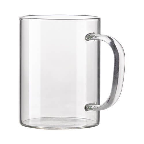 450 ml glass with handle for sublimation