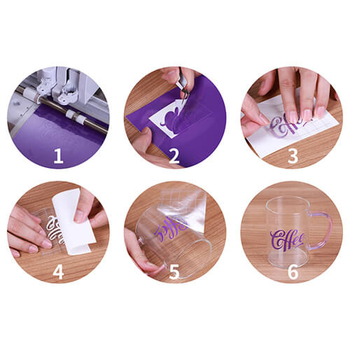 Lot de 10 feuilles autocollantes