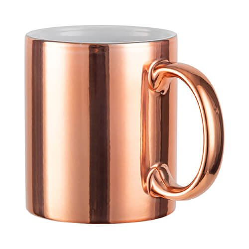 Mug 330 ml plated for sublimation - Copper with a cardboard box