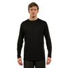 Solar langærmet t-shirt til sublimering - Sort