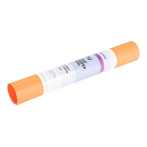 Flex folija - neoninė oranžinė matinė