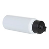 900 ml water bottle with a wide mouthpiece and a foldable sublimation handle - white
