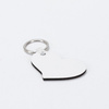Double-sided MDF keychain for sublimation - heart Lover