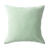 Two-color pillowcase 40 x 40 cm for sublimation - light green