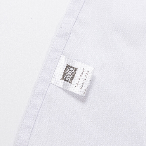 Adult's white apron with pocket for sublimation