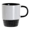 Taza apilable 300 ml para sublimación - negra