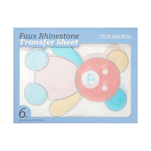 Cirkónium-dioxid lapkészlet termikus transzferhez - Teddy maci