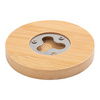 Deschizător de sticle rotund din bambus ∅ 8 cm pentru sublimare