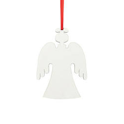 One-sided MDF pendant for sublimation - angel