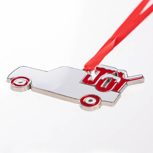 Pendentif sapin de Noël en métal pour sublimation - Récupérer JOY