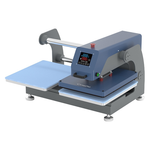 OtterPro pneumatisk flatbed-presse med to stationer - mørkeblå